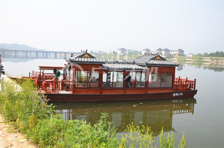 浙江省丽水市碧云天茶园10米画舫船