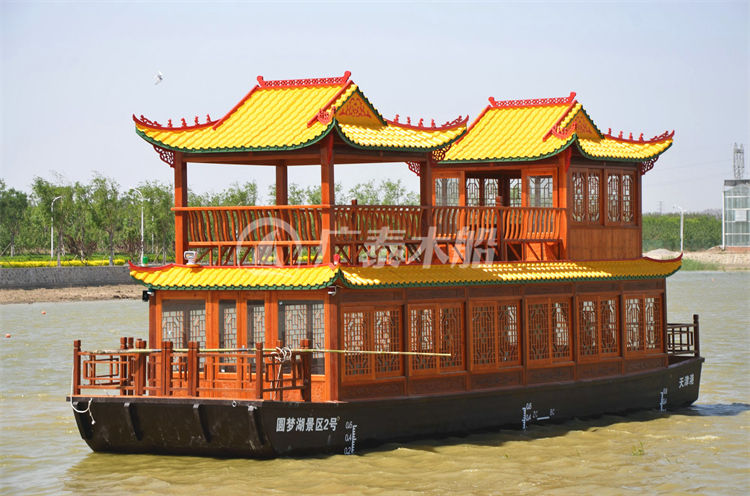 白洋淀14米双层画舫船