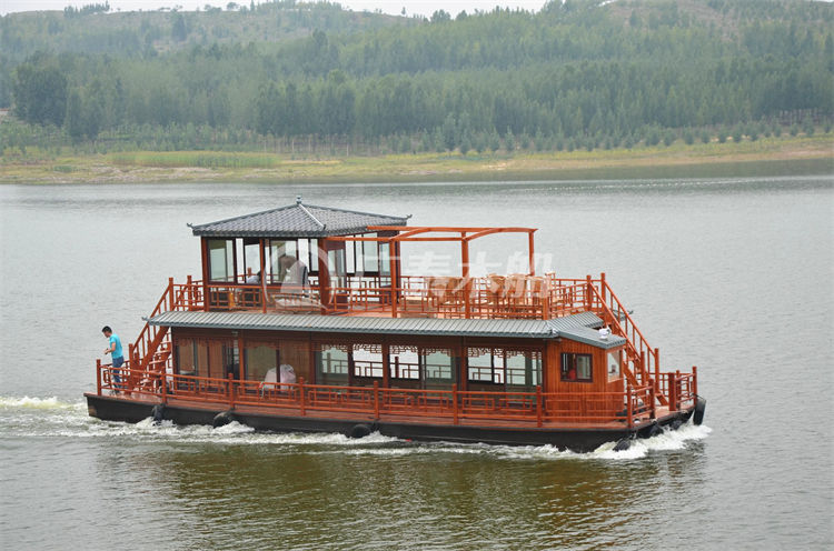 山东临沂14米双层画舫船