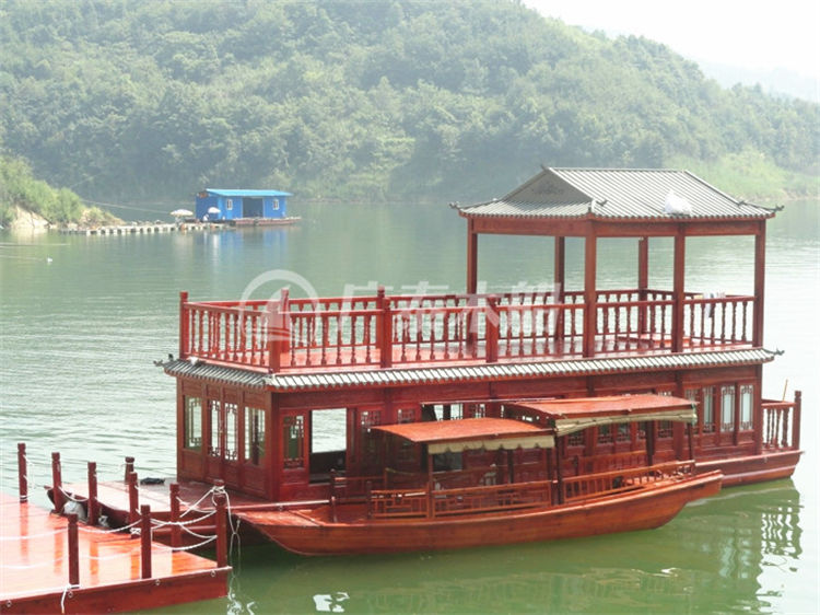 仿古双层画舫船